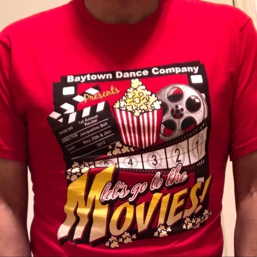 MOVIE GRAPHIC DANCE RECITAL SOUVENIR SHIRT MEDIUM